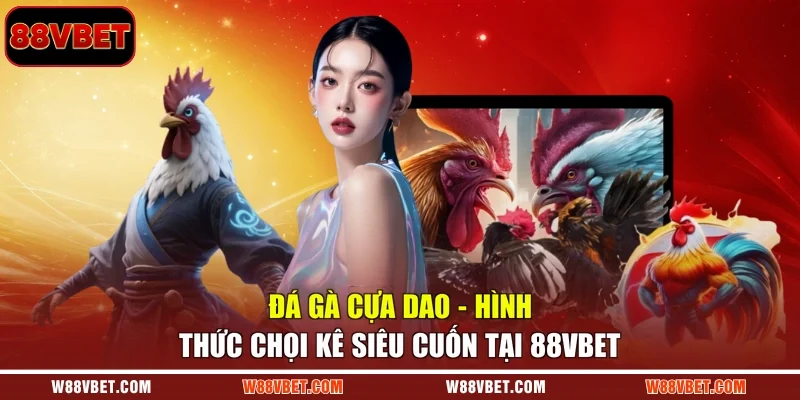 Đá Gà Cựa Dao - Hình Thức Chọi Kê Siêu Cuốn Tại 88VBET