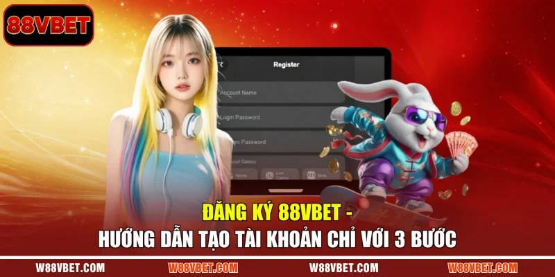 Đăng Ký 88VBET - Hướng Dẫn Tạo Tài Khoản Chỉ Với 3 Bước