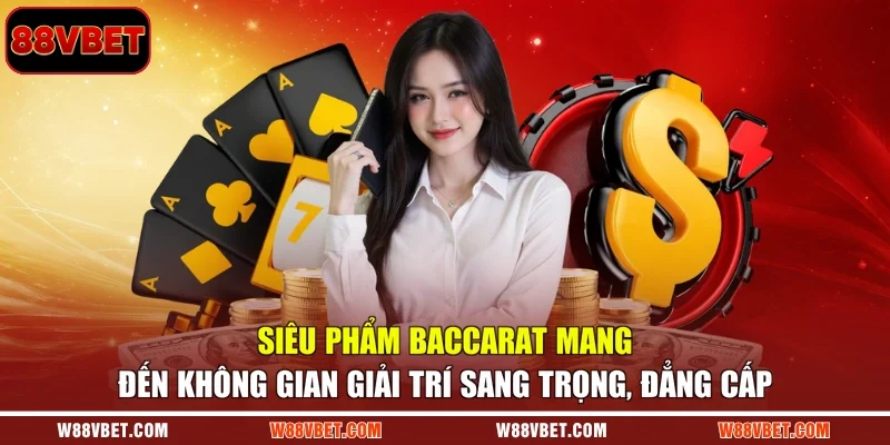 Siêu phẩm baccarat mang đến không gian giải trí sang trọng, đẳng cấp